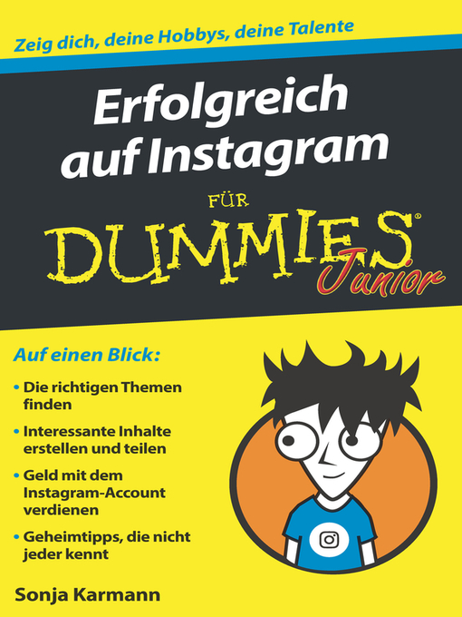 Title details for Erfolgreich auf Instagram für Dummies Junior by Sonja Karmann - Available